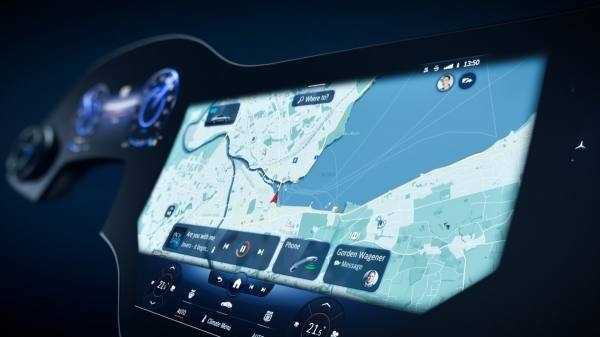 Электромобиль Mercedes EQS будет иметь Hyperscreen