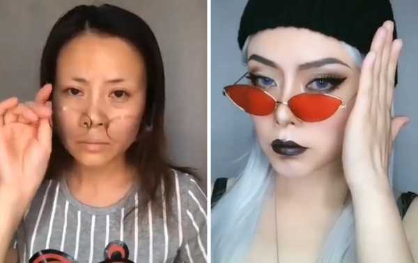 В Инстаграме собирают фото азиаток до и после макияжа, и их фото заставляют усомниться в реальности
