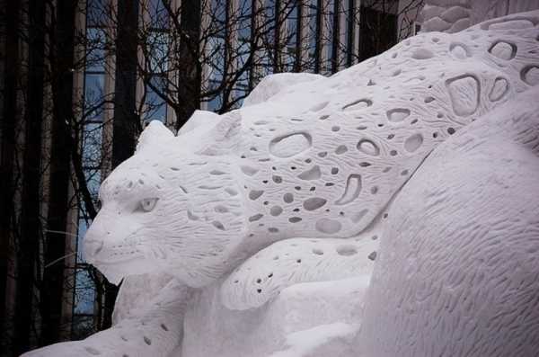 20 примеров того, как превратить унылый снежный сугроб в прекрасную скульптуру
