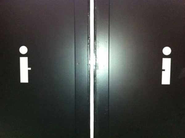 24 крутых и креативных туалетных указателей вместо банальных «Ж» и «М»