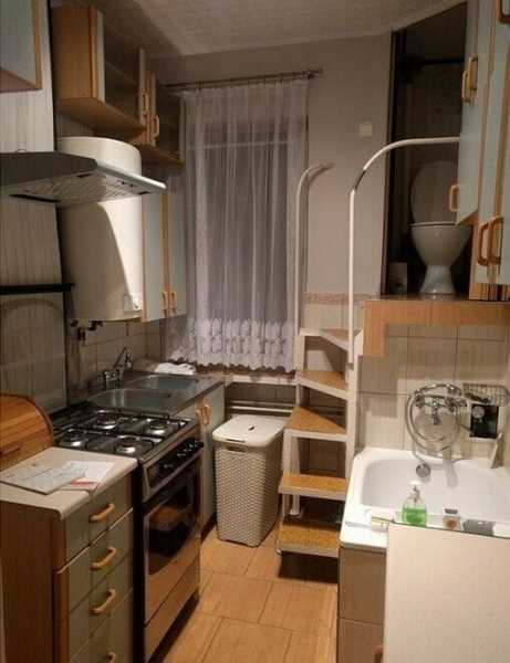 14 смарт-квартир, которые поражают даже бывалых риелторов: кухня и туалет в одной комнате