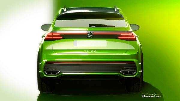 Volkswagen показал первое изображение нового кроссовера на базе Polo