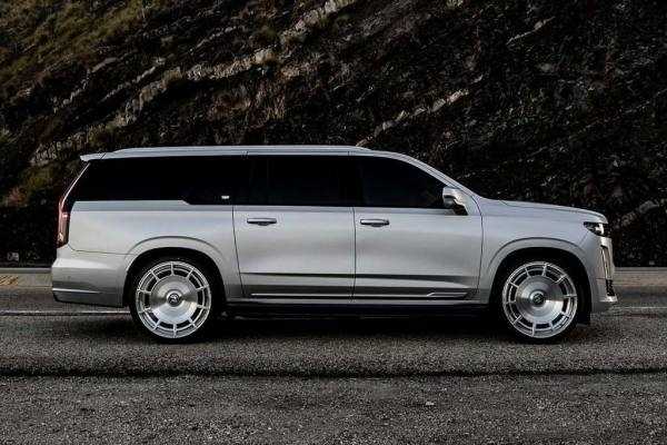 Новый Cadillac Escalade ESV для Ким Кардашьян: необычные диски и модный цвет