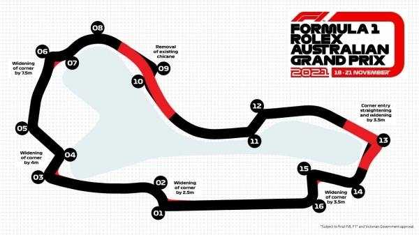 Трасса Гран При Австралии станет на пять секунд быстрее