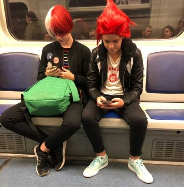 20 подтверждений, что в метро можно встретить очень необычных людей