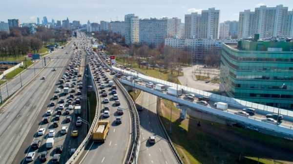 Интенсивность дорожного движения в Москве вернулась к доковидным показателям0