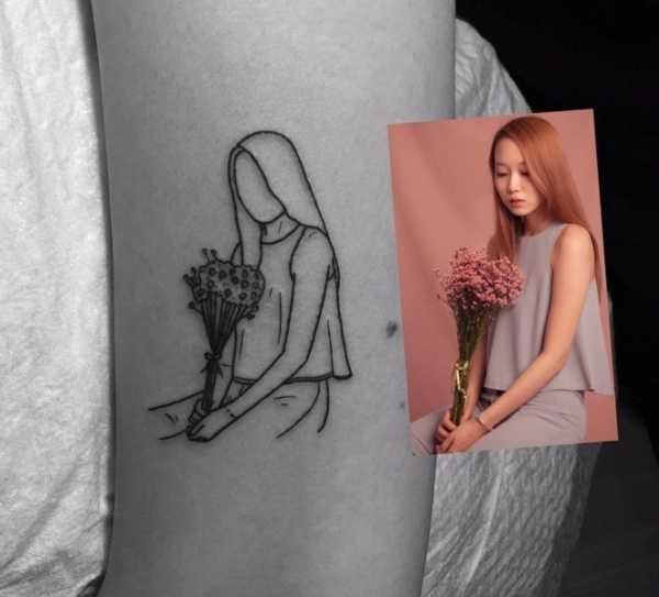 20 лаконичных татуировок от мастера минимализма из Южной Кореи