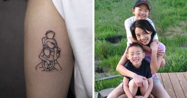 20 лаконичных татуировок от мастера минимализма из Южной Кореи