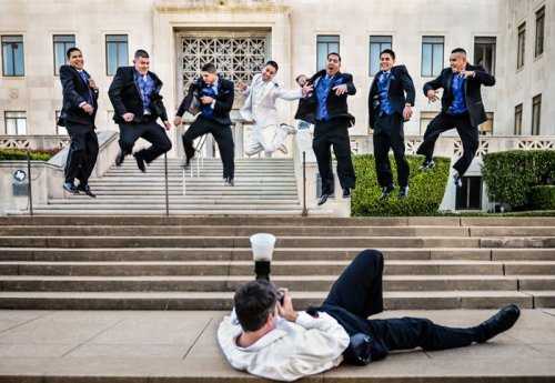20 свадебных фотографа, которые готовы на всё ради хорошего кадра