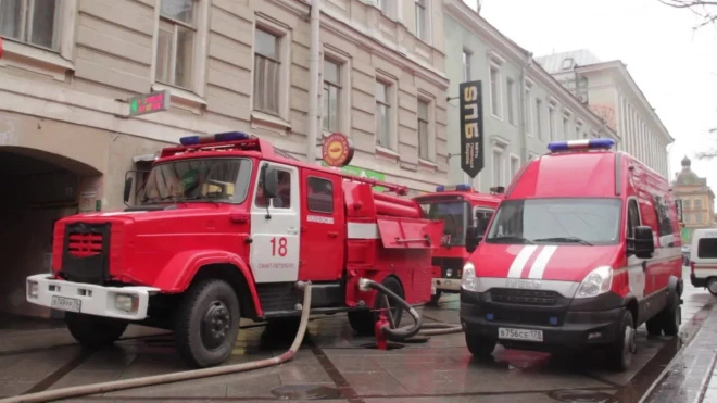 На Пискаревском проспекте эвакуировали 101 человека из-за пожара