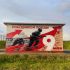 Праздничное граффити ко Дню Победы украсило подстанцию у КАД Петербурга - Новости Санкт-Петербурга