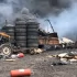 На Гатчинском шоссе ночью горело бесхозное здание