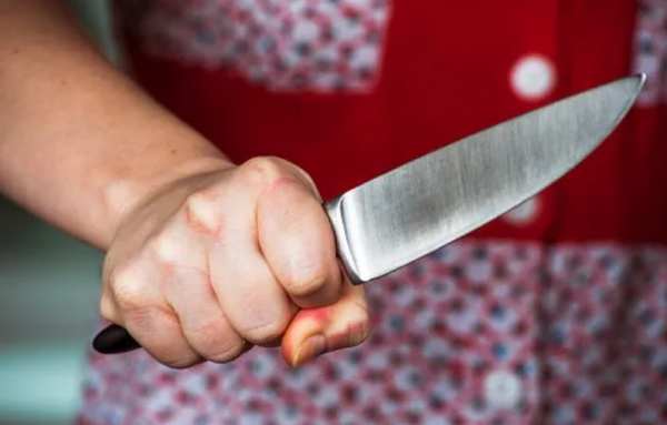 В Петергофе на съемной квартире жена ударила ножом в грудь мужа и сама сообщила в полицию