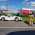 Шевроле не вписался в поворот и разбился на Пулковском шоссе