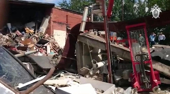 Опубликовано видео с места гибели людей при взрыве гаража в Подмосковье0