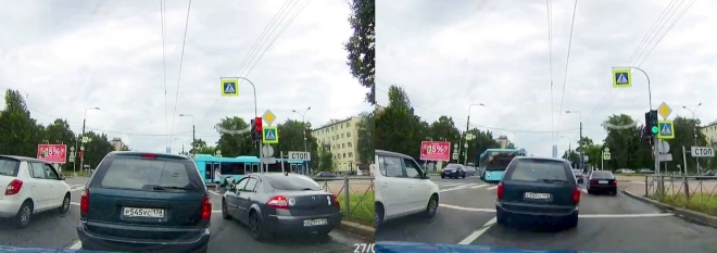 Очередное ДТП и опасный разворот: в Петербурге в четверг зафиксировано два инцидента с новыми автобусами5
