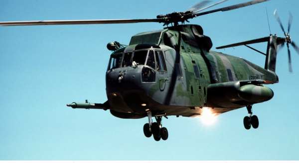 Под Гатчиной в ходе учений упал вертолет Росгвардии Ми-8
