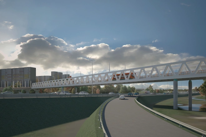 В Петербурге начинают строить трамвайную линию "Славянка" протяженностью 21 км