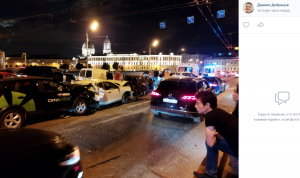 Четверо пострадали в ДТП с семью машинами и скорой помощью на Тучковом мосту - Новости Санкт-Петербурга1