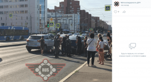Мотоциклист погиб в ДТП на Ленинском проспекте - Новости Санкт-Петербурга1
