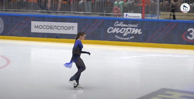Валиева безошибочно исполнила показательный номер во время Кубка Овечкина