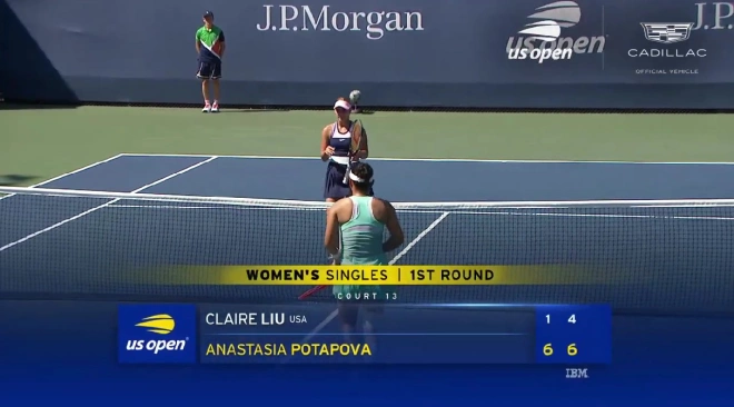 Россиянка Анастасия Потапова вышла во второй круг US Open