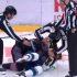 Хоккеисты развязали драку прямо во время матча в Петербурге