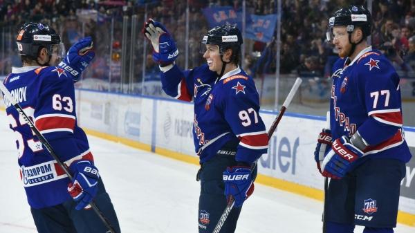 СКА одержал победу над «Барысом» в матче КХЛ