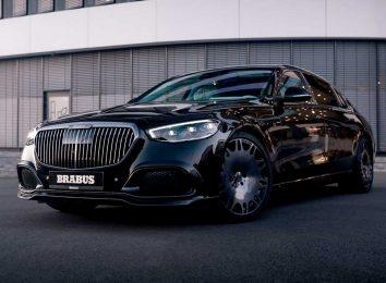 Mercedes-Maybach S580 от Brabus: бирюзовый салон, карбоновый обвес и повышенная мощность