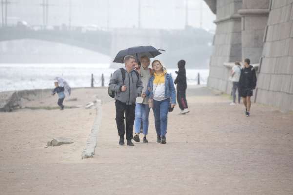 Синоптик рассказал, где в Петербурге 24 сентября пройдут дожди