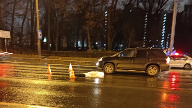 На Сердобольской автомобилист с 41 штрафом насмерть сбил мужчину