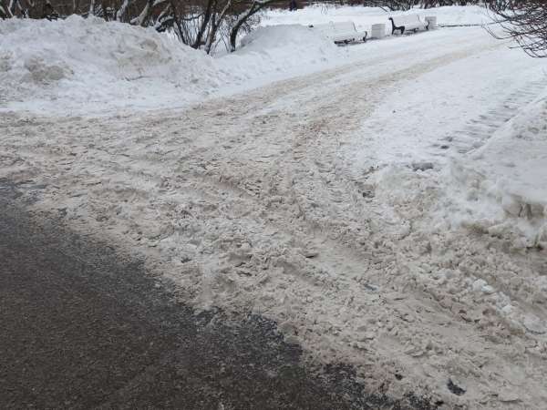 Власти Петербурга отчитались об уборке снега с улиц