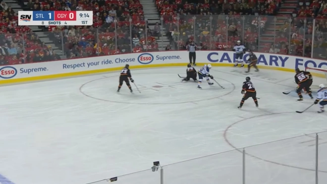 Шайбы Барбашева и Бучневича помогли "Сент-Луису" обыграть "Калгари" в НХЛ