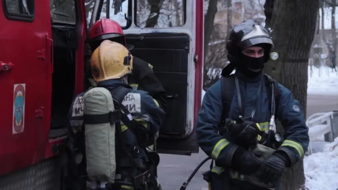 На  Ново-Александровской  улице горел чердак
