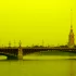 Штормовой ветер повредил  светильники  Троицкого моста