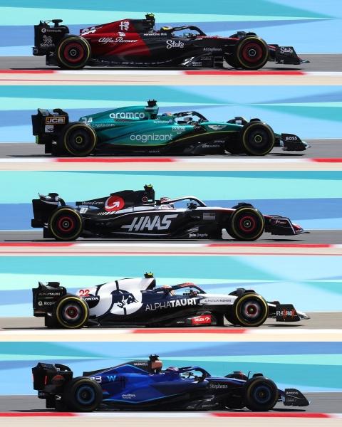Посмотрите на все болиды Формулы 1 нового сезона на одной трассе. Фото