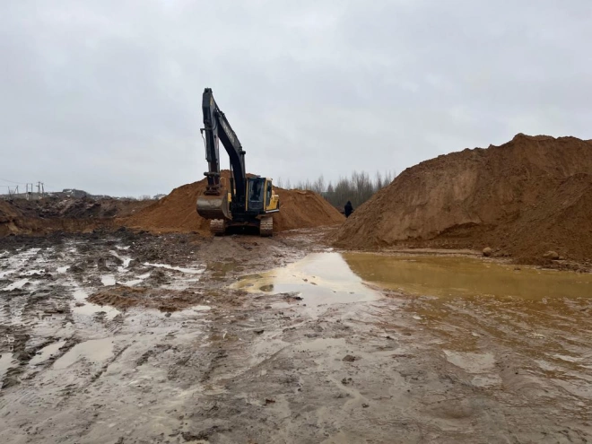 Полиция выявила незаконную добычу песка в Ленобласти на 16 млн рублей