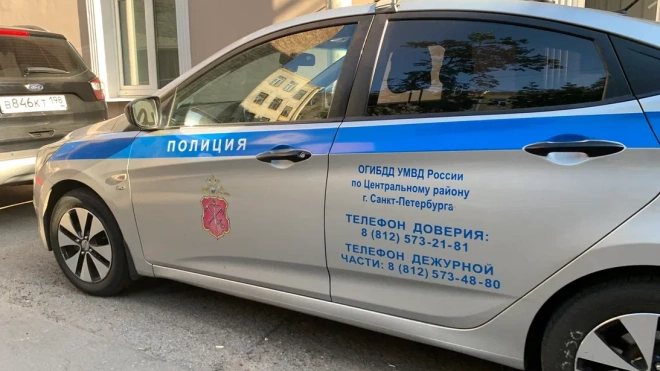В Петербурге задержали подозреваемого в покушении на поджег полицейского авто 