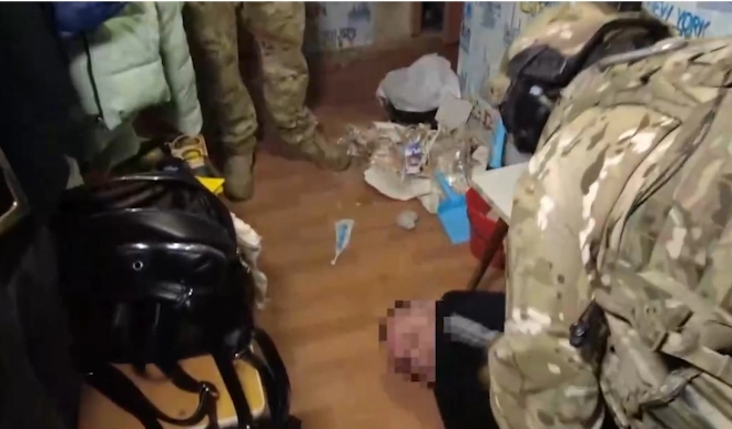 Задержание готовившего диверсию в Крыму агента СБУ попало на видео0
