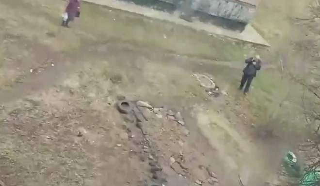 Появились видеокадры с неизвестным беспилотником, упавшим в Тульской области0