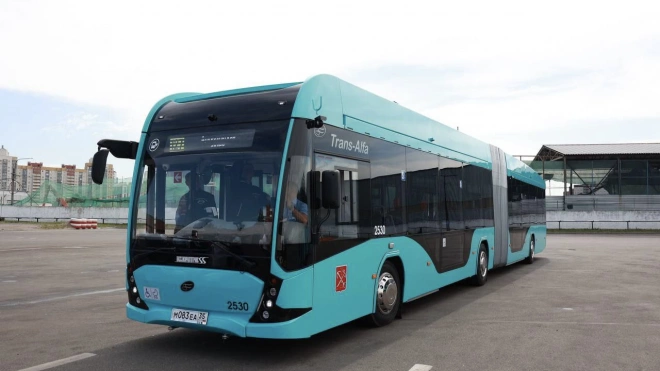 На маршруте №127 начали тестировать электробус отечественного производства "Орион" 