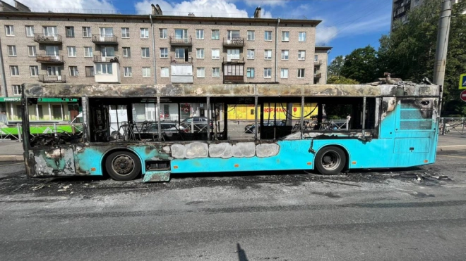 После возгорания автобуса на Ланском шоссе проводится прокурорская проверка