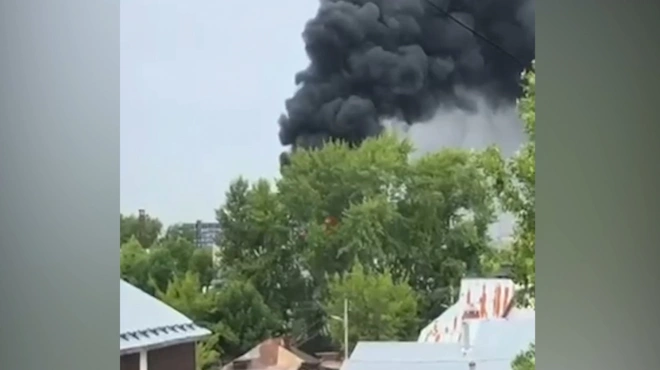В Нижнем Новгороде в результате пожара на предприятии пострадал один человек0