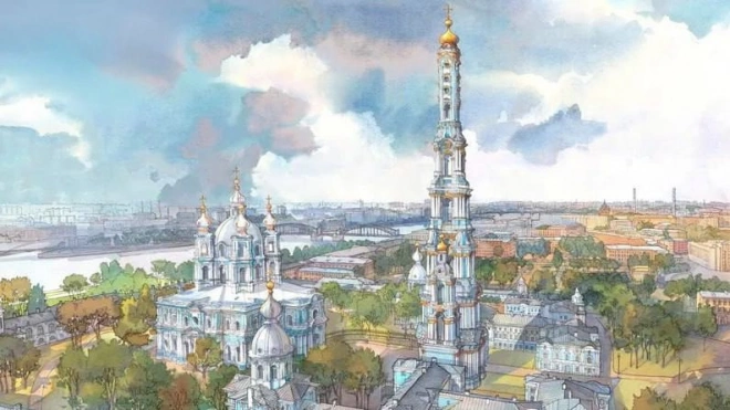 Колокольню Смольного собора высотой 170 метров планируют построить в Петербурге