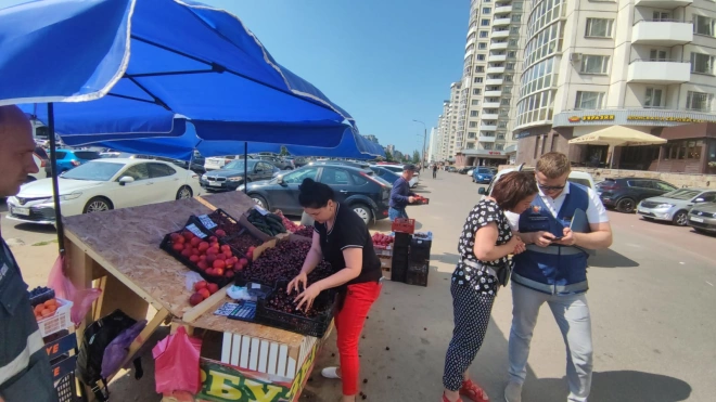 Более полусотни незаконных объектов уличной торговли ликвидировали в Петербурге во второй половине июня
