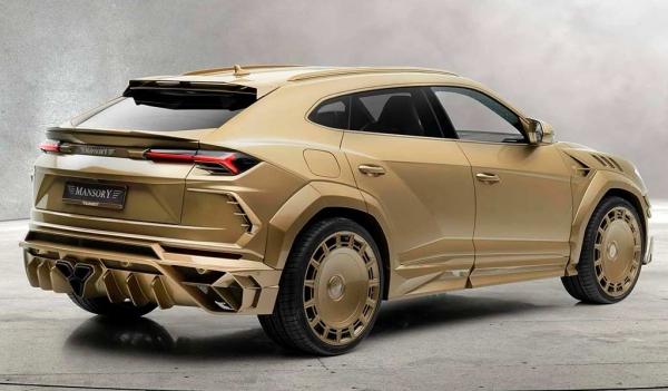 Золотистый Mansory Venatus: уродливый вариант Lamborghini Urus с 900-сильным мотором
