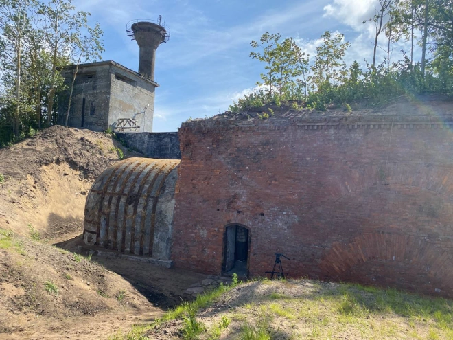 В Кронштадте открылся музей в бетонно-железном капонире на форте “Риф”