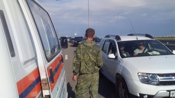 Пробка у Крымского моста: уточненные данные