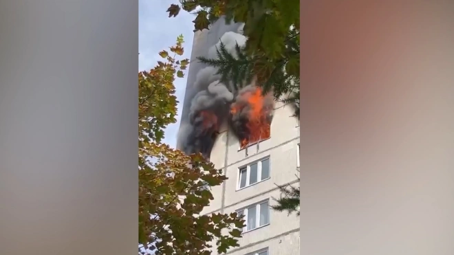 Пять человек пострадали при пожаре в жилом доме на севере Москвы0