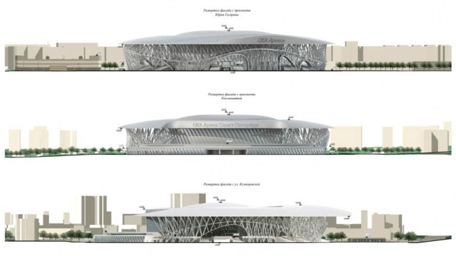 Петербуржцам показали, как будет выглядеть достроенная "СКА Арена"